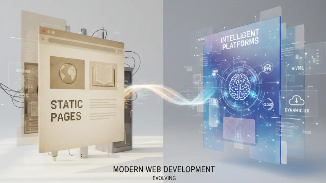 From Static Pages to Intelligent Platforms: How Modern Web Development Is Evolving